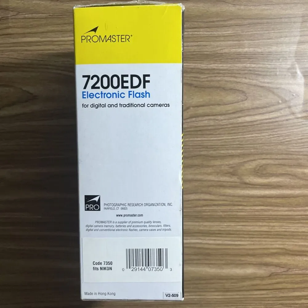 PROMASTER 7200EDF Electronic Flash, For Digital & Traditional Cameras.
